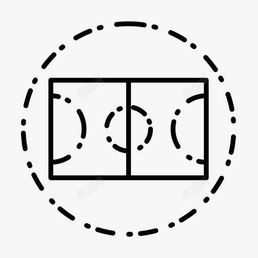 体育场足球运动图标svg_新图网 https://ixintu.com 体育场 足球 运动 运动风格