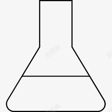 erlenmeyer烧瓶化学实验室烧瓶图标图标