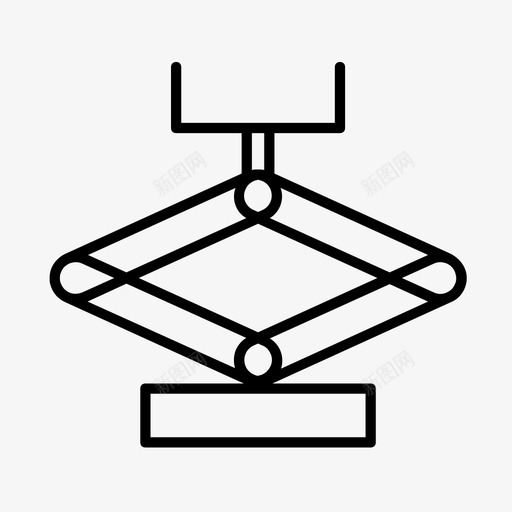 杰克汽车维修图标svg_新图网 https://ixintu.com 技工 杰克 汽车 维修