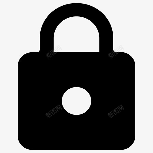 锁密码隐私图标svg_新图网 https://ixintu.com 保护 安全 密码 锁 随机图标 隐私