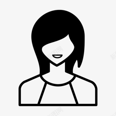 小女孩孩子女孩图标图标