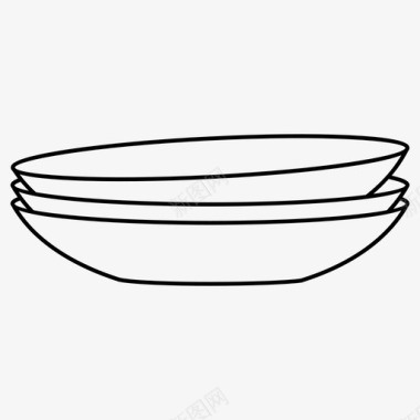 盘子洗碗机餐具图标图标