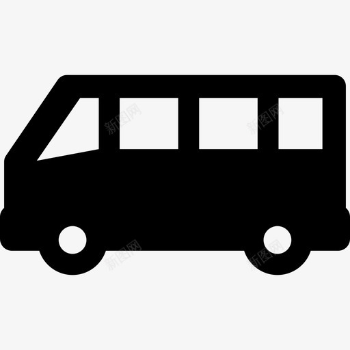小型货车交通工具传递图标svg_新图网 https://ixintu.com 交通工具 传递图标 小型货车