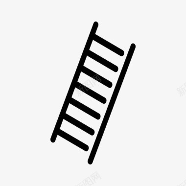 梯子下来台阶图标图标