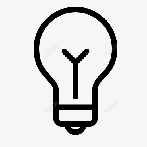 ideasvg_新图网 https://ixintu.com idea 想法 灯泡 主意