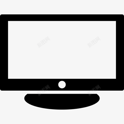 智能电视液晶显示器屏幕图标svg_新图网 https://ixintu.com 屏幕 智能电视 液晶显示器 电视