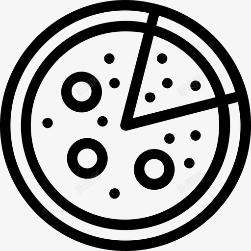 披萨快餐意大利食品图标svg_新图网 https://ixintu.com 垃圾食品 快餐 意大利食品 披萨 派对和庆典系列图标