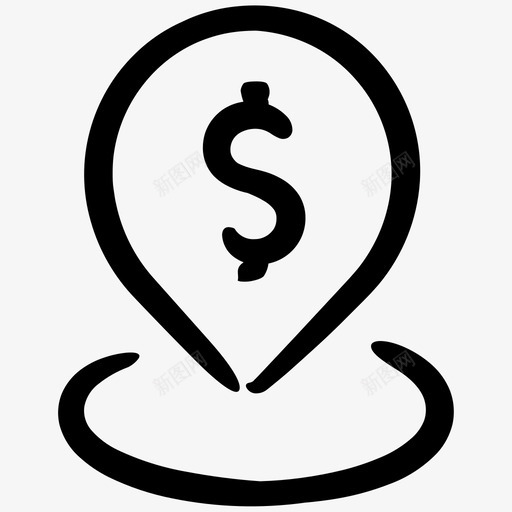 银行位置atm位置货币位置图标svg_新图网 https://ixintu.com atm位置 便利业务卷7 货币位置 货币密码 银行位置