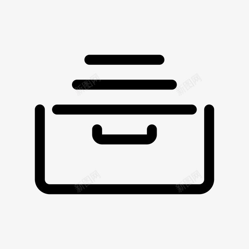 档案文件文件盒图标svg_新图网 https://ixintu.com 存储 文件 文件盒 档案