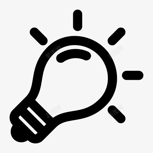 创意创意过程智慧图标svg_新图网 https://ixintu.com 创意 创意过程 智慧 灯泡 设计