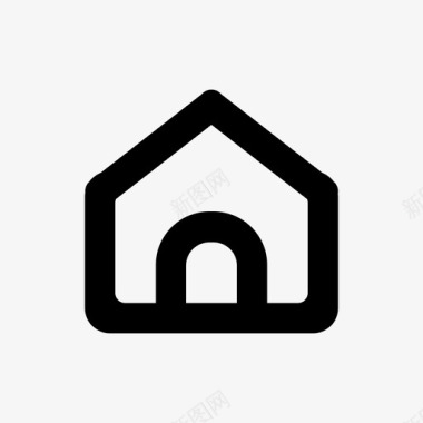 主页家庭房子图标图标