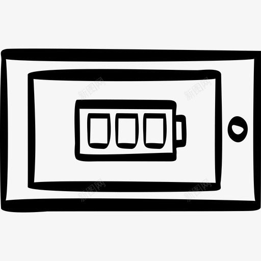 平板电脑电池已满应用程序手机图标svg_新图网 https://ixintu.com 平板电脑电池已满 应用程序 手机