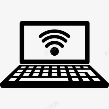 wifi区互联网笔记本电脑图标图标