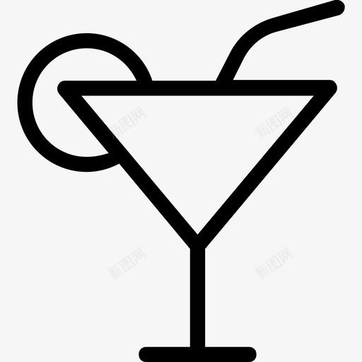 柠檬水饮料玻璃杯图标svg_新图网 https://ixintu.com 果汁 柠檬水 派对和庆典系列图标 玻璃杯 饮料