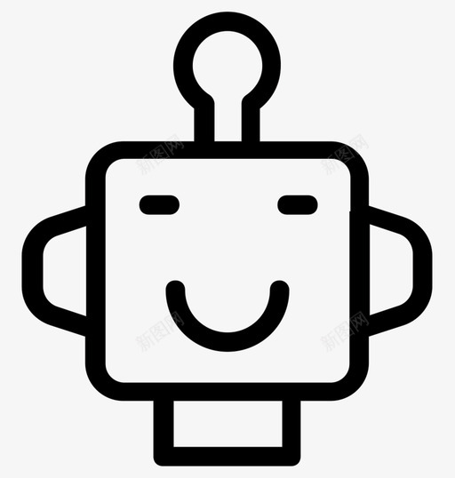 机器人仿生机器人机械人图标svg_新图网 https://ixintu.com 仿生机器人 技术 机器人 机器人机器 机械人 科技线图标
