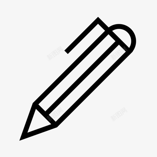 钢笔编辑写作图标svg_新图网 https://ixintu.com 写作 编辑 钢笔 铅笔和钢笔