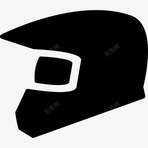 摩托车头盔时尚安全标志图标svg_新图网 https://ixintu.com 安全标志 摩托车头盔 时尚