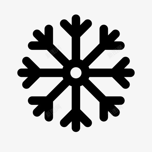 雪冷冰图标svg_新图网 https://ixintu.com 冬天 冰 冷 天气 雪