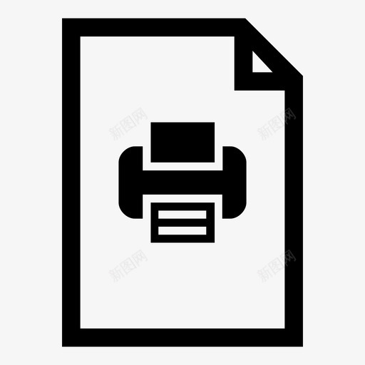 打印模板操作打印机图标svg_新图网 https://ixintu.com 打印机 打印模板 打印设备 操作 模板操作