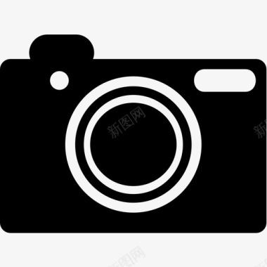 照相机摄影旅行图标图标