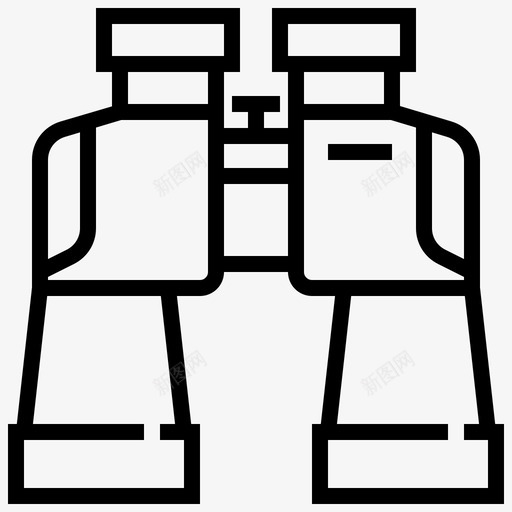 双筒望远镜户外娱乐图标svg_新图网 https://ixintu.com 双筒望远镜 户外娱乐
