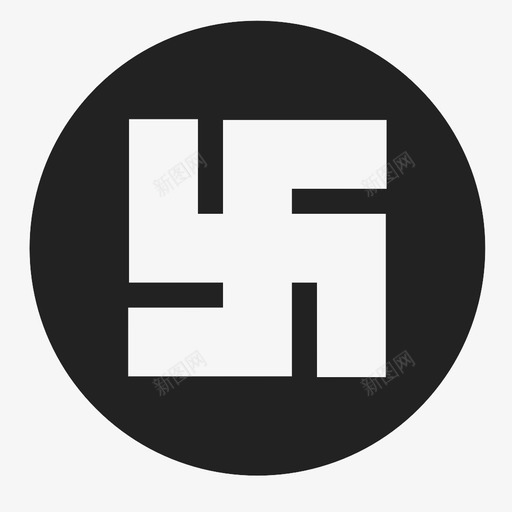 十字记号十字徽章图标svg_新图网 https://ixintu.com 十字 十字记号 徽章 标志 法西斯 纳粹