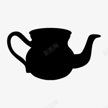 茶壶饮料厨房和食品图标图标