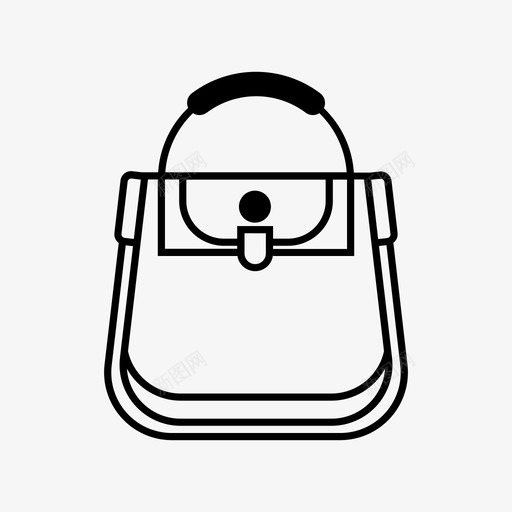 钱包包手提包图标svg_新图网 https://ixintu.com 包 女人 手提包 物品 钱包