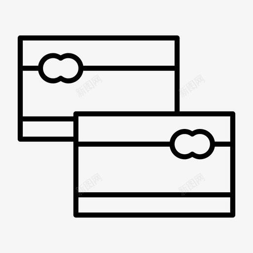 信用卡卡现金图标svg_新图网 https://ixintu.com 主人 信用卡 卡 现金 钱