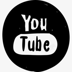 YouTubeYouTube徽标手绘web应用程序图标高清图片