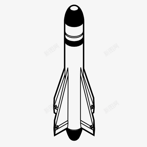 导弹攻击炸弹图标svg_新图网 https://ixintu.com 导弹 导弹和炸弹 战争 攻击 核武器 火箭 炸弹