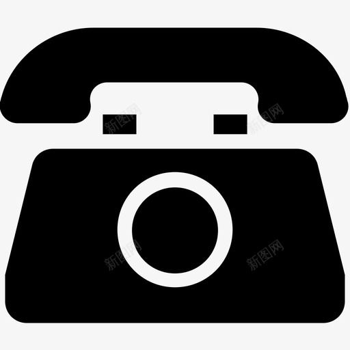 电话联系我们数字电话图标svg_新图网 https://ixintu.com 座机 数字电话 电话 网络和通讯固体图标 联系我们