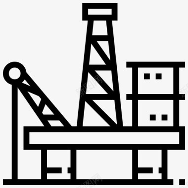 石油燃料炼油厂图标图标
