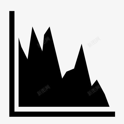 面积图图表图形图标svg_新图网 https://ixintu.com 图形 图表 面积图