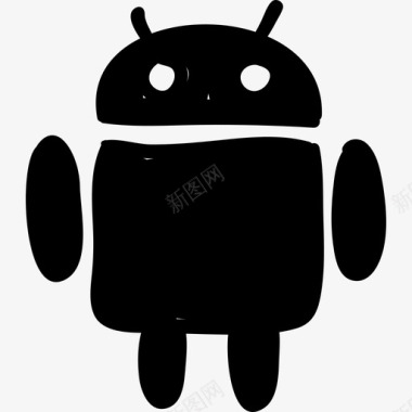 Android徽标手绘网络应用程序图标图标