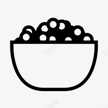调味料碗烹饪菜肴图标图标
