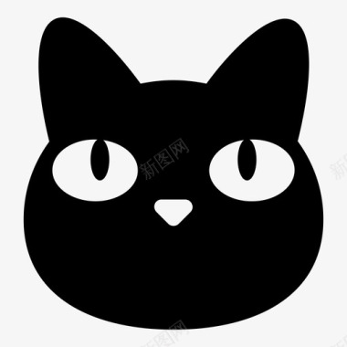 猫动物猫脸图标图标