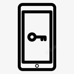安全保护标志屏幕锁手机保护手机安全图标高清图片