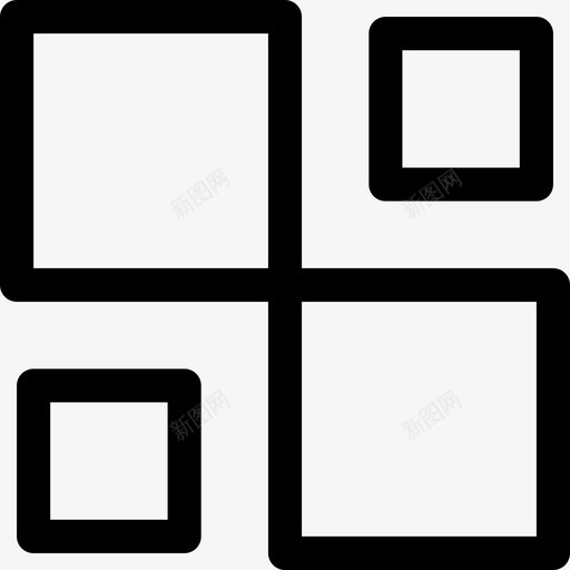 长方形装饰图标svg_新图网 https://ixintu.com 图案 形状图案 装饰 设计 长方形