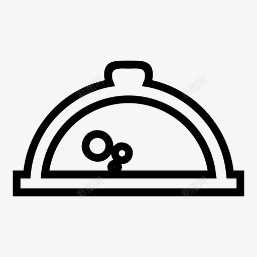 食物cloche图标svg_新图网 https://ixintu.com cloche 食物