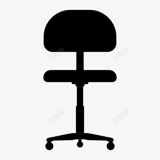 办公椅家具座椅图标svg_新图网 https://ixintu.com 办公椅 家具 座椅