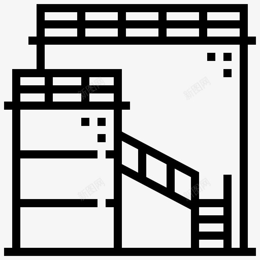 石油燃料炼油厂图标svg_新图网 https://ixintu.com 炼油厂 燃料 电站 石油 石油工业