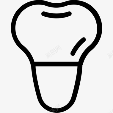 磨牙牙医人类牙齿图标图标