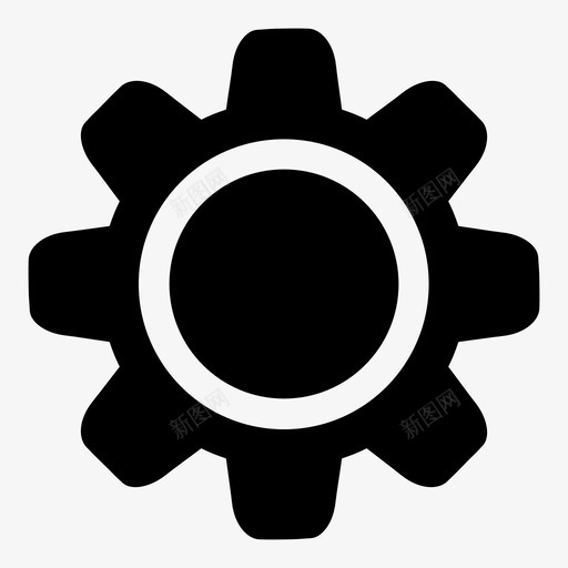 齿轮机械维修工具图标svg_新图网 https://ixintu.com 机械 维修工具 齿轮