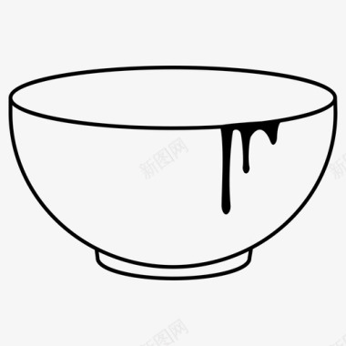 脏碗碗盘子图标图标
