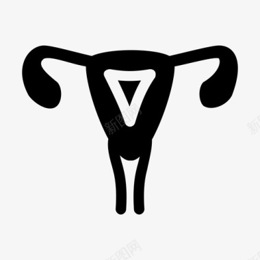 卵巢卵子内脏图标图标