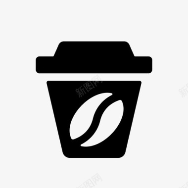 咖啡饮料咖啡豆图标图标