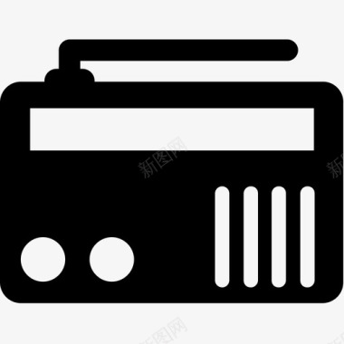 收音机收音机天线技术图标图标