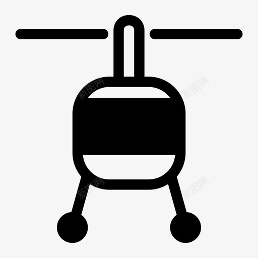直升机飞机车辆图标svg_新图网 https://ixintu.com 直升机 车辆 飞机