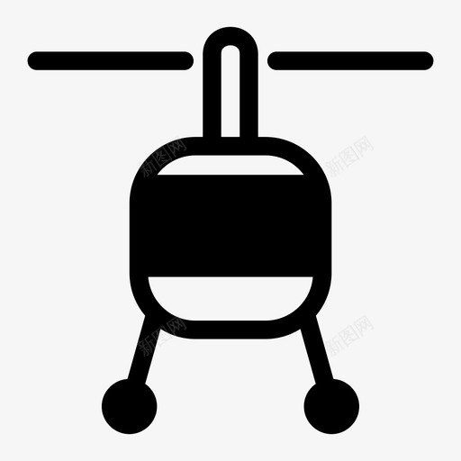 直升机飞机车辆图标svg_新图网 https://ixintu.com 直升机 车辆 飞机